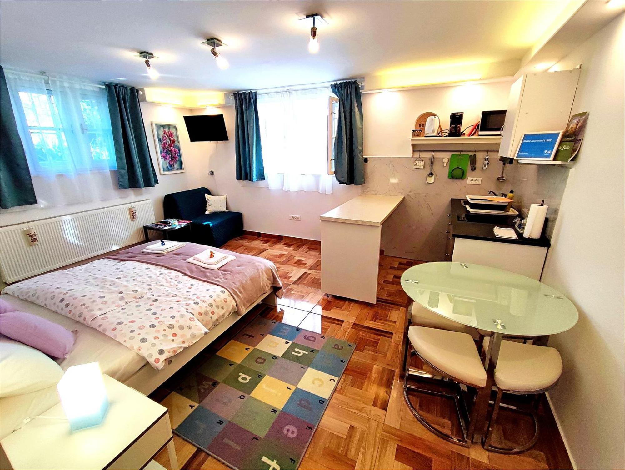 Studio Apartmani L'Art Загреб Экстерьер фото